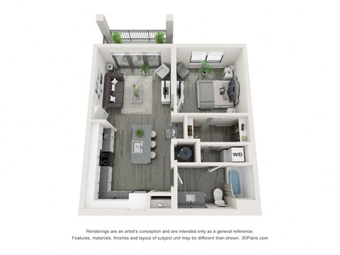 1A one bedroom one bathroom at Ansley Park Apartments, North Carolina, 28412